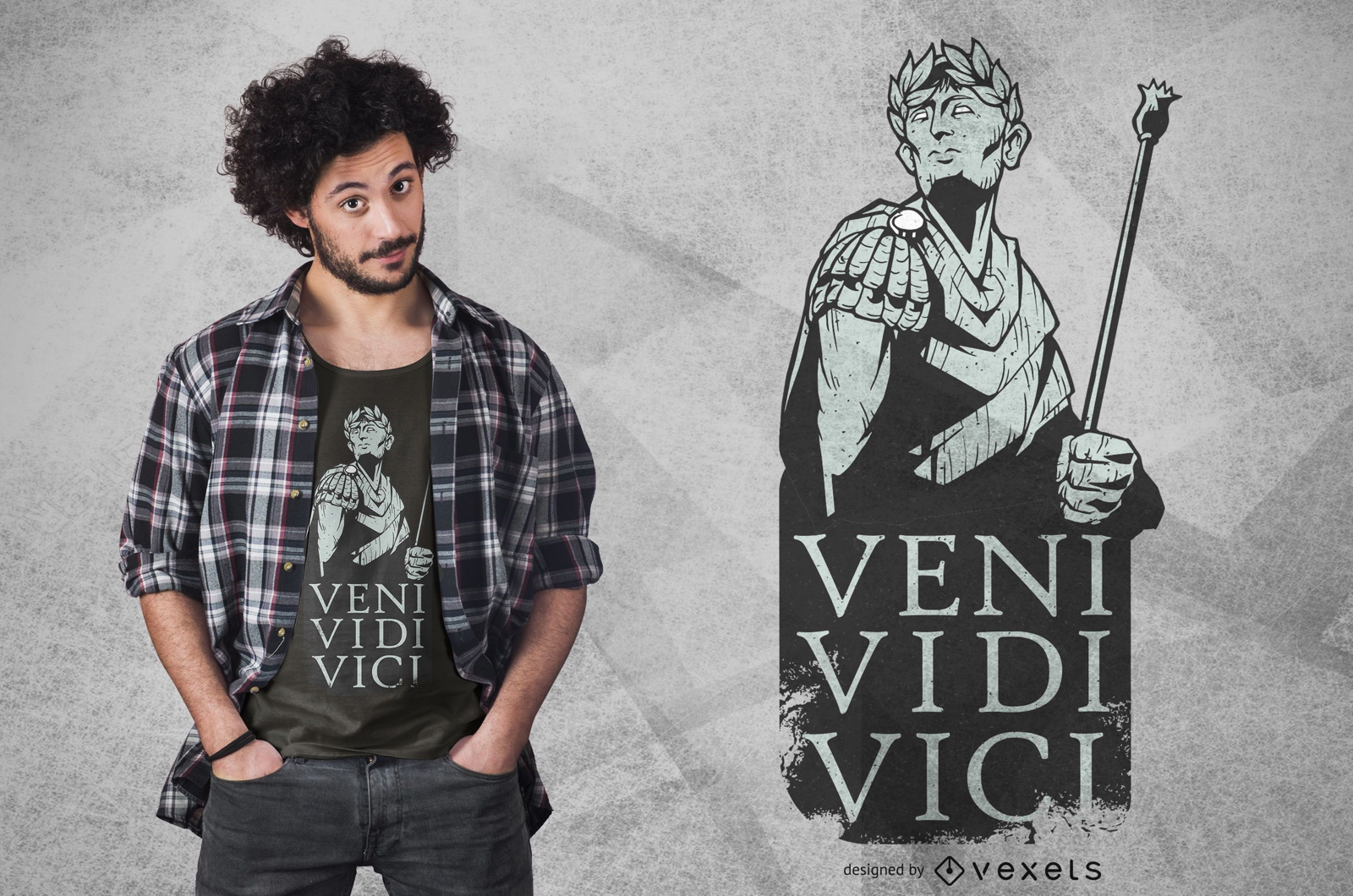 Veni vidi vici t-shirt design