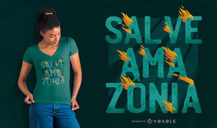 Design de t-shirt da baleia amazônia Design de t-shirt da baleia amazônia