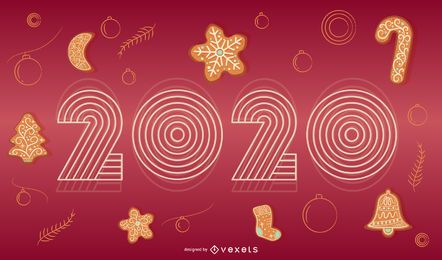 Happy 2020 Holiday Banner Design