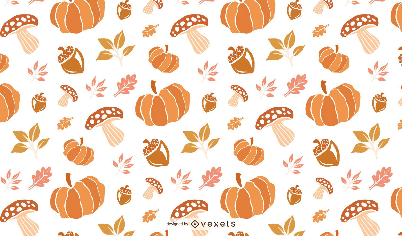 Thanksgiving Pattern Background Design