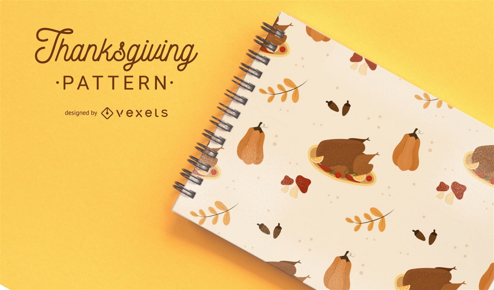 Thanksgiving simple pattern design