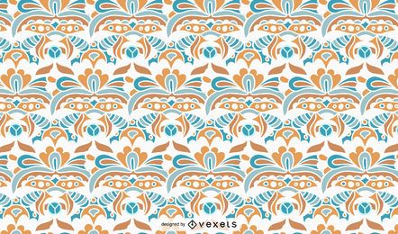 Diseño de patrón ornamental vintage Diseño de patrón ornamental vintage