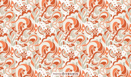 Diseño ornamental de patrón retro Diseño ornamental de patrón retro