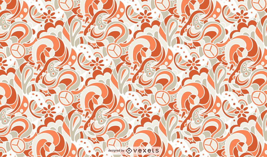 Diseño ornamental de patrón retro Diseño ornamental de patrón retro