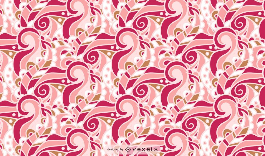 Retro Style Swirl Pattern Design Retro Style Swirl Pattern Design