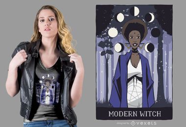 Modern Witch T-shirt Design Modern Witch T-shirt Design