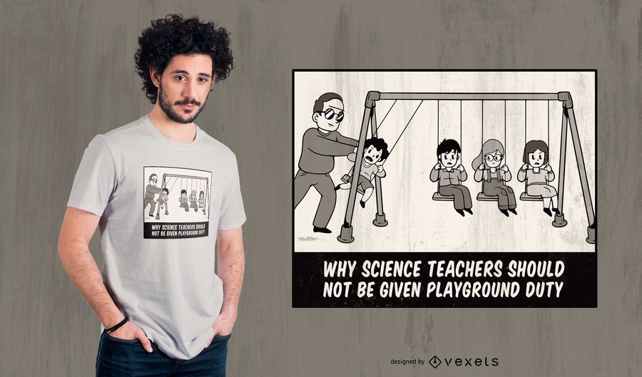 Diseño de camiseta divertida de profesor de ciencias Diseño de camiseta divertida de profesor de ciencias