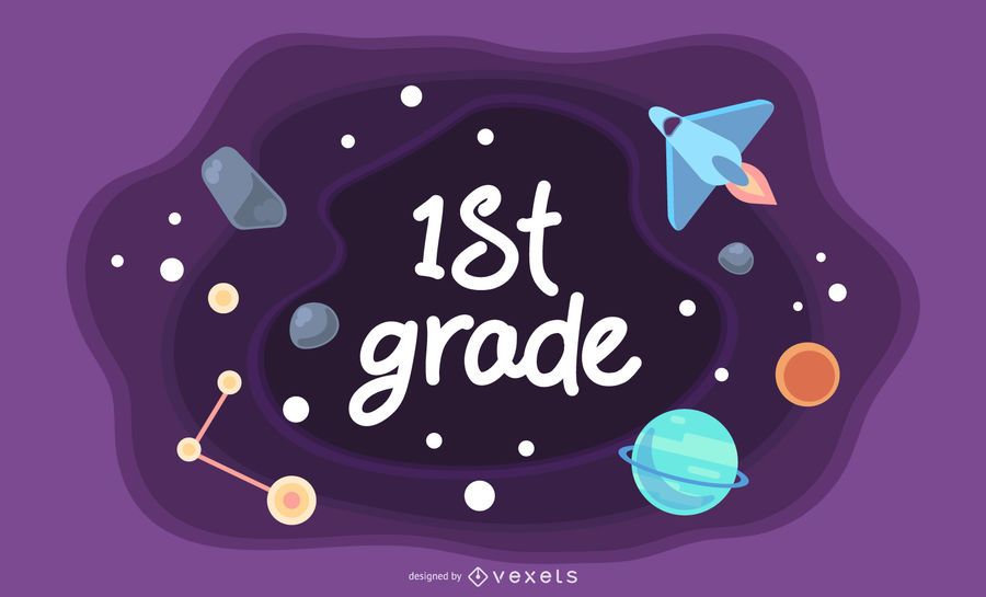 School grade papercut editable design School grade papercut editable design