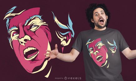 Creepy Trump t-shirt design Creepy Trump t-shirt design