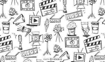 Filmmaking Elements Pattern Design Filmmaking Elements Pattern Design