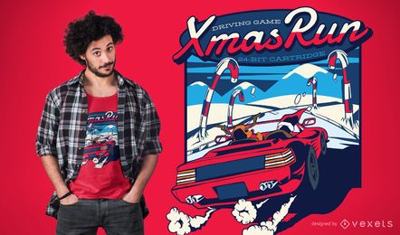 Xmas run t-shirt design Xmas run t-shirt design