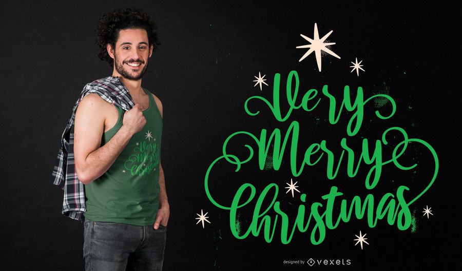 Projeto do t-shirt do Feliz Natal Projeto do t-shirt do Feliz Natal