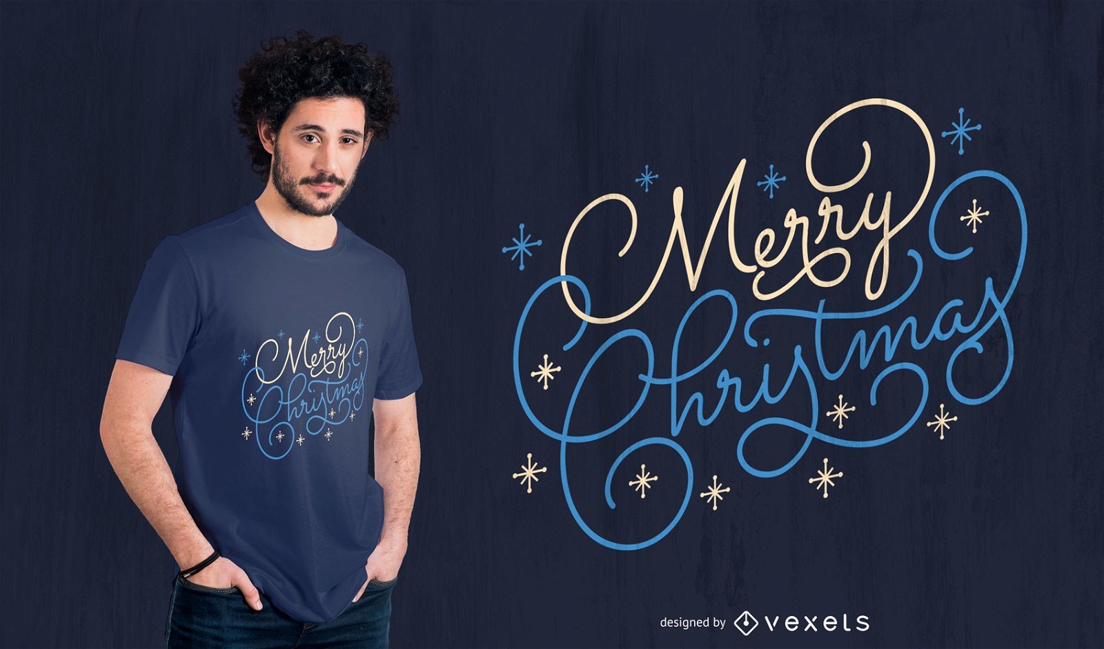 Merry Christmas quote t-shirt design