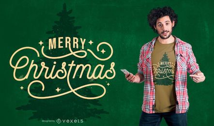 Xmas tree quote t-shirt design Xmas tree quote t-shirt design