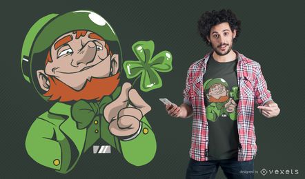 Leprechaun clover t-shirt design Leprechaun clover t-shirt design
