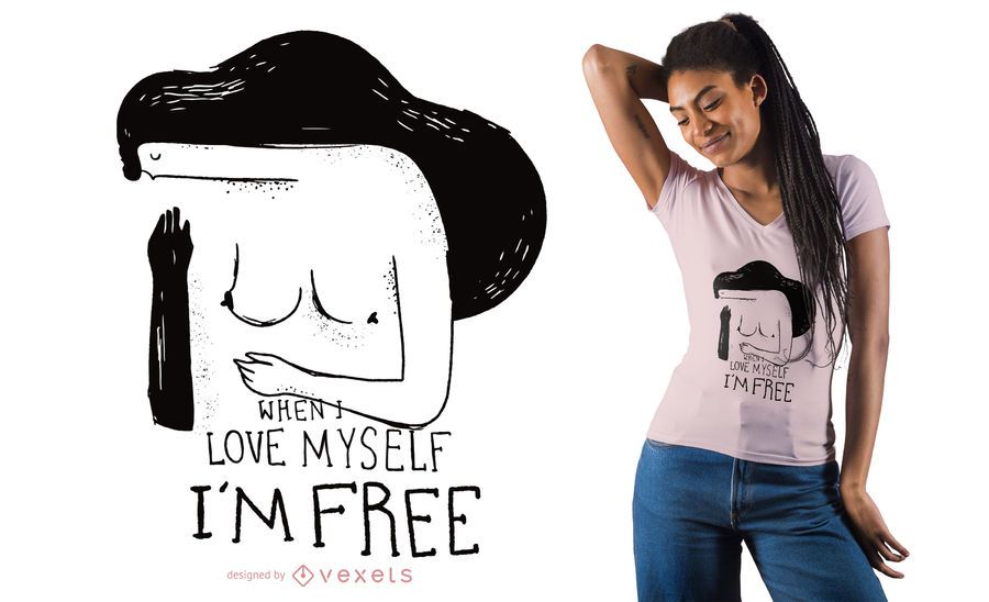 Liebe mich T-Shirt Design Liebe mich T-Shirt Design