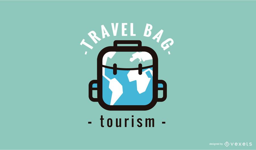 Modelo de Design de logotipo de mala de viagem Modelo de Design de logotipo de mala de viagem