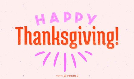 Happy thanksgiving simple lettering Happy thanksgiving simple lettering