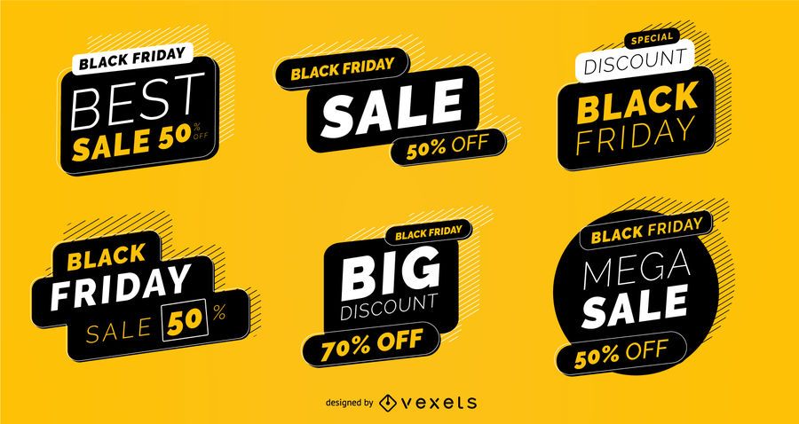 Black Friday Sale Label Pack Black Friday Sale Label Pack