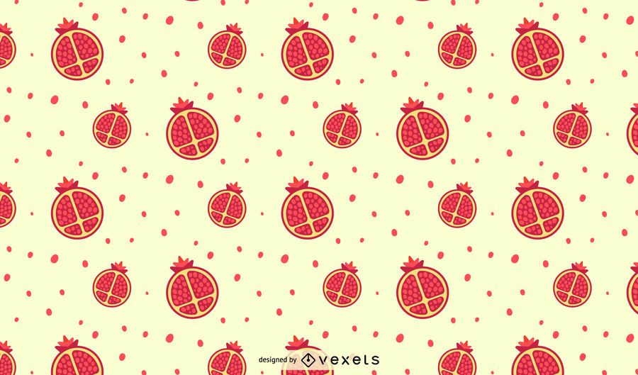 Pomegranate pattern design Pomegranate pattern design