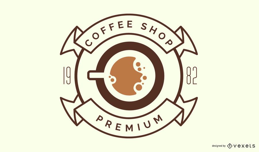 Design de logotipo de café Design de logotipo de café