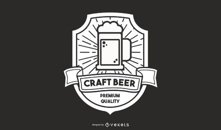 Design de logotipo de cerveja artesanal Design de logotipo de cerveja artesanal