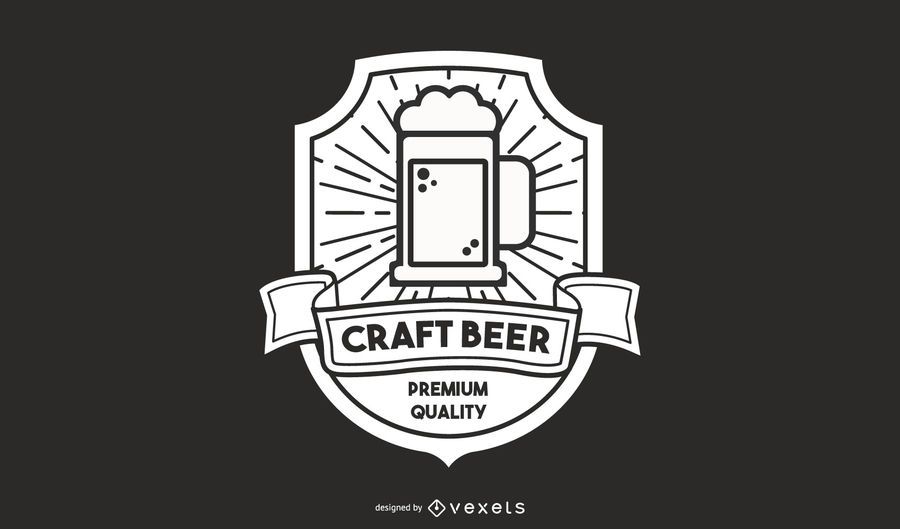 Diseño de logo de cerveza artesanal Diseño de logo de cerveza artesanal