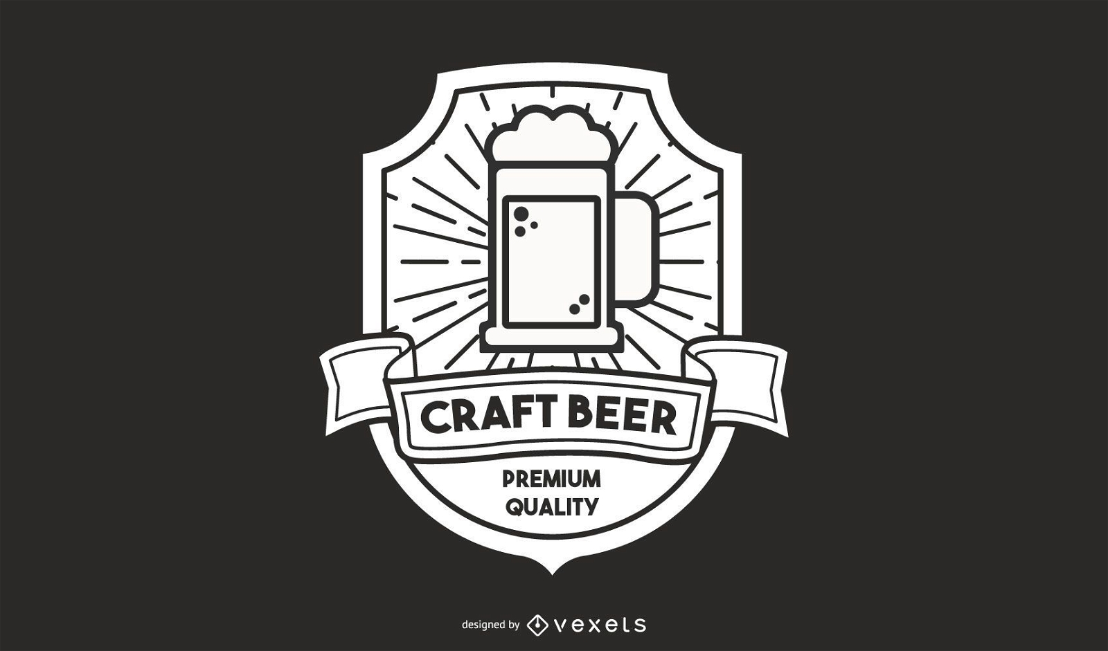 Diseño de logo de cerveza artesanal