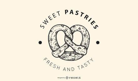 Sweet pastries logo design Sweet pastries logo design