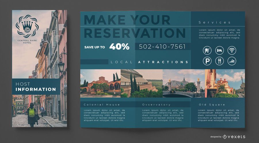 Travel brochure template Travel brochure template
