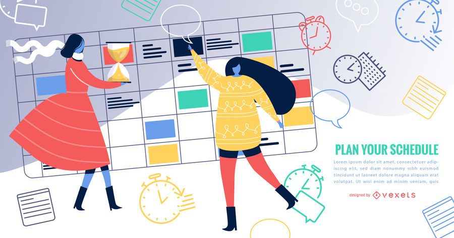 Design simples do calendário de eventos Design simples do calendário de eventos