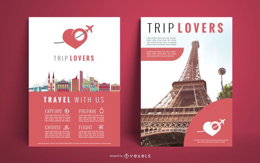Design de cartaz de agência de viagens Design de cartaz de agência de viagens