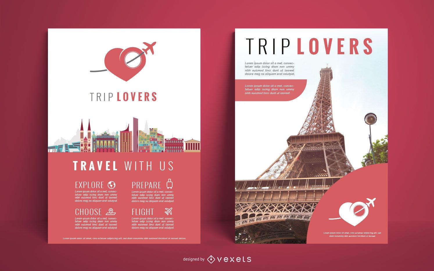 Travel agency poster design