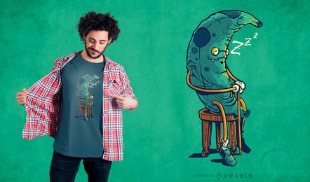Diseño de camiseta de plátano antiguo Diseño de camiseta de plátano antiguo
