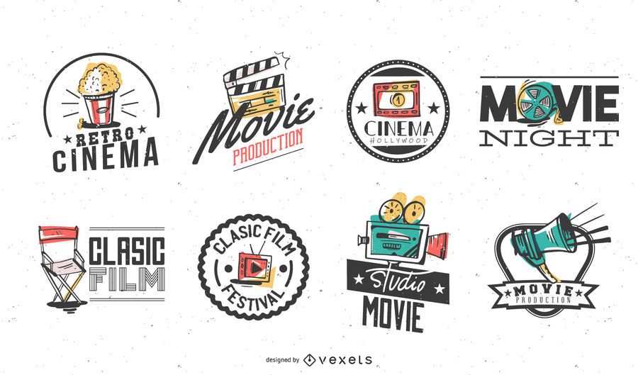 Paquete de insignias de cine Paquete de insignias de cine