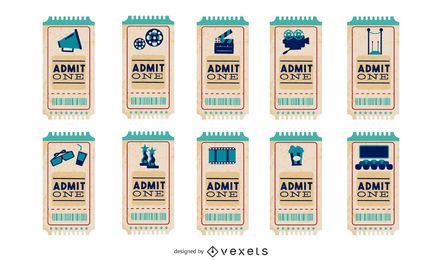 Cinema movie tickets pack Cinema movie tickets pack