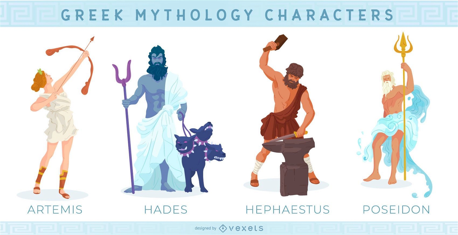 Mythology greek characters 