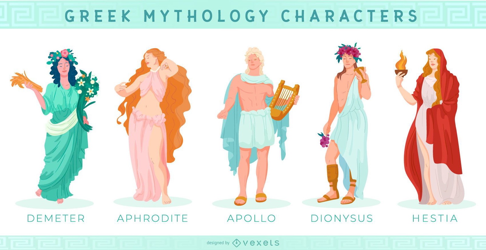 Ancient Greek Gods Vector & Photo (Free Trial)