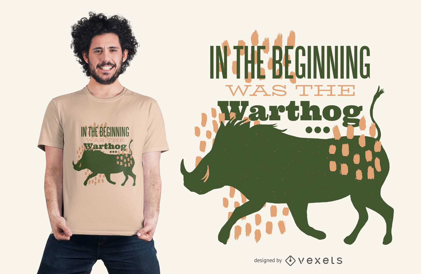 Diseño de camiseta Warthog Quote