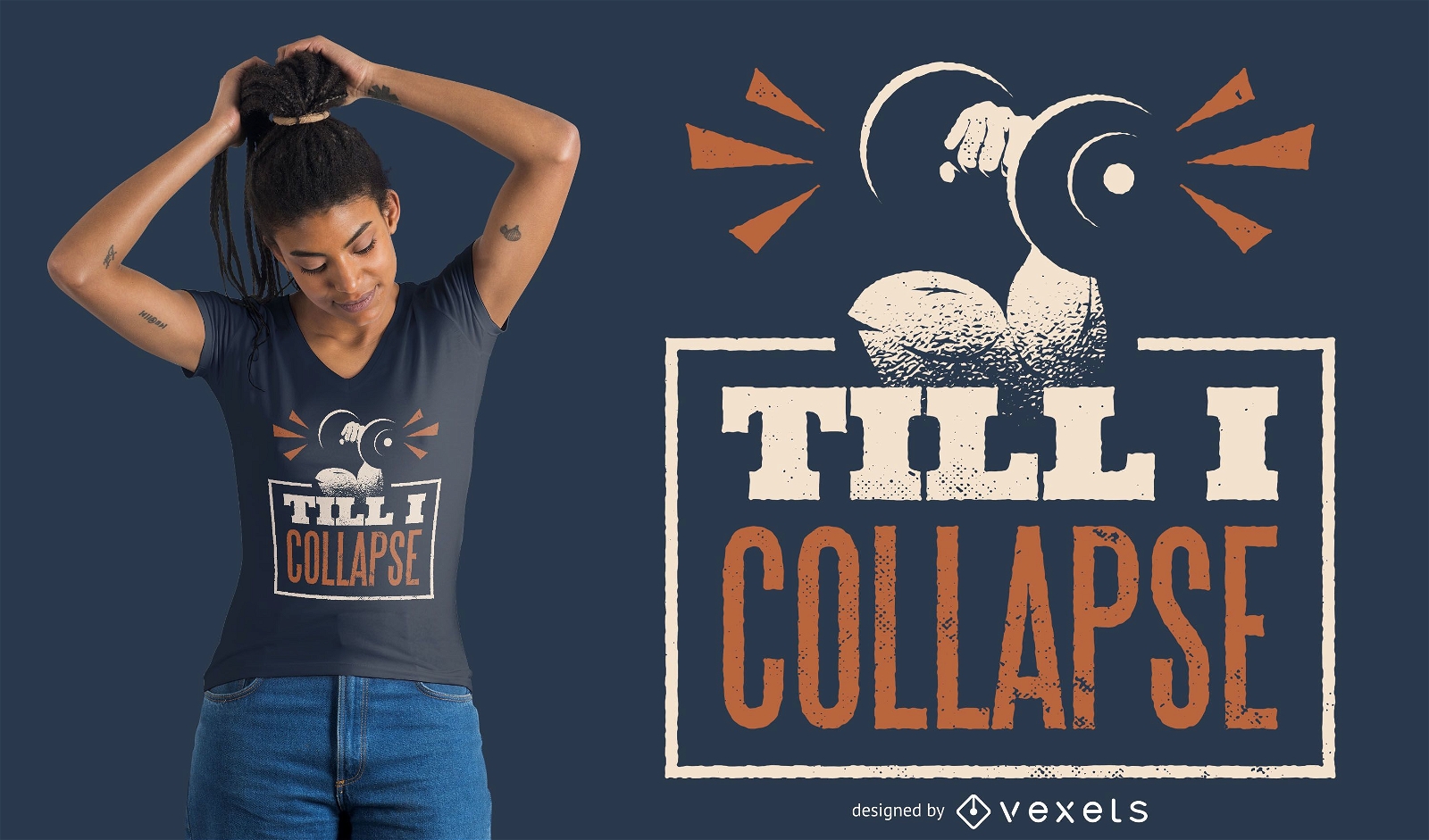 Weightlifting Quote T-shirt Design