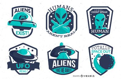 Pack de insignias extraterrestres Pack de insignias extraterrestres