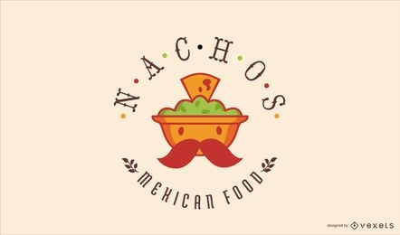 Design de logotipo de comida mexicana