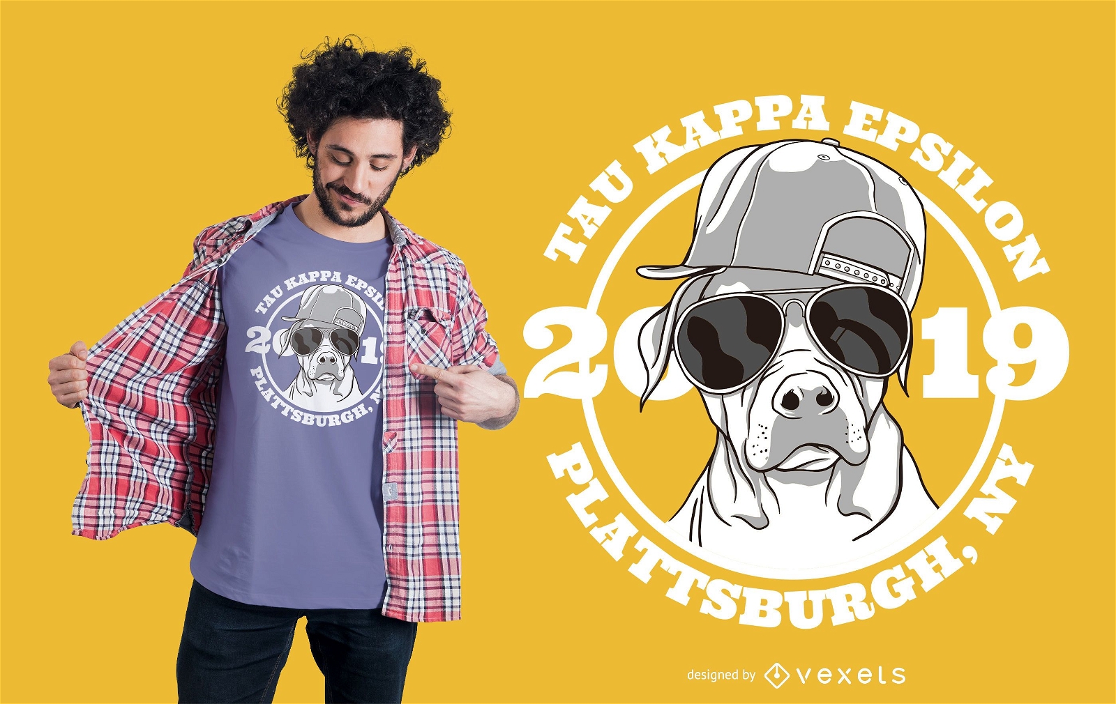 Dog Fraternity T-shirt Design