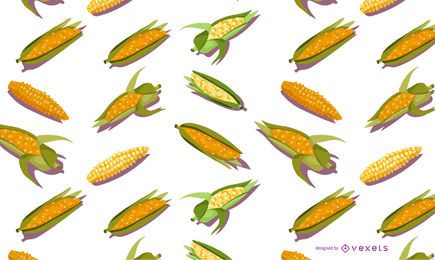 Corn seamless pattern design