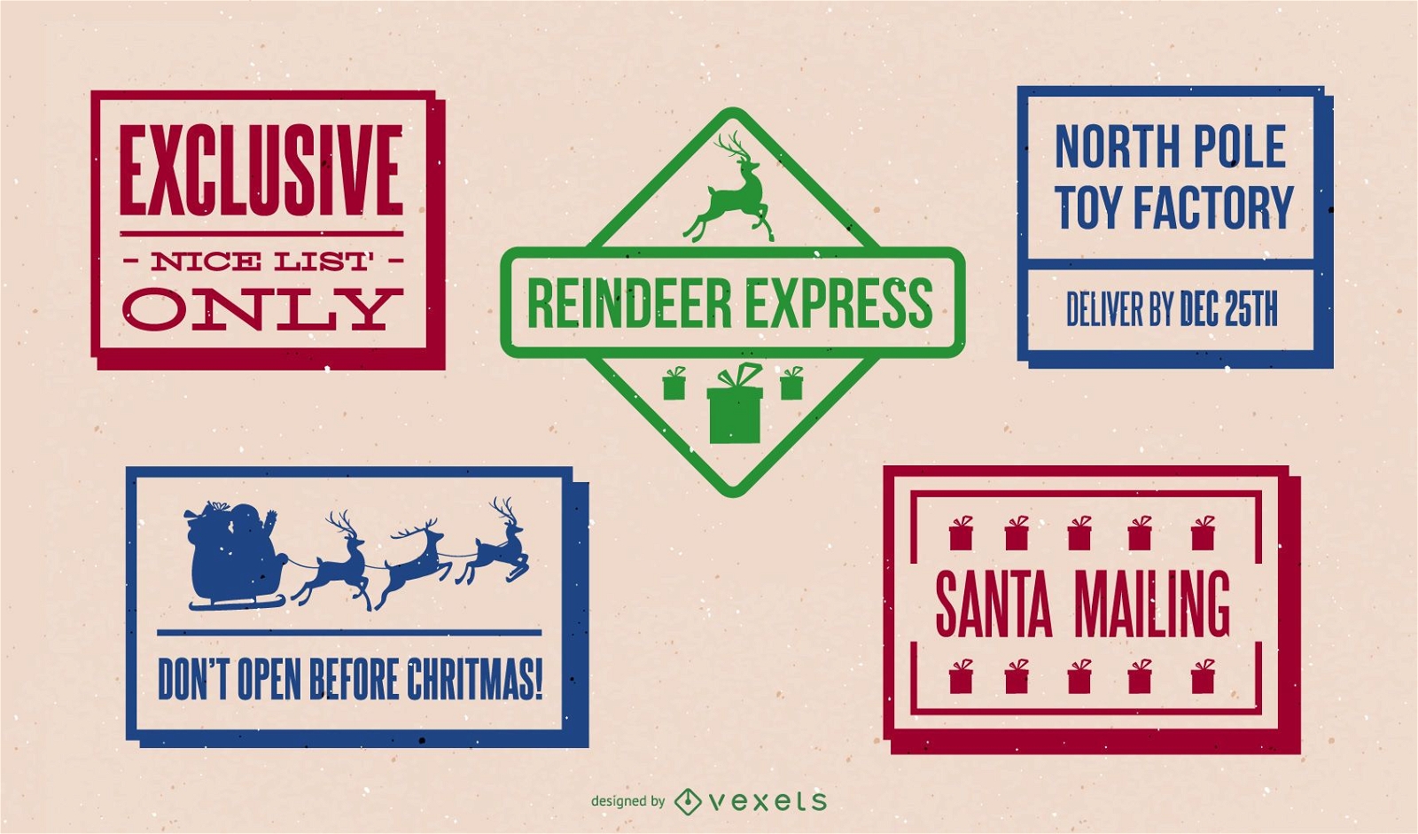 North Pole Postage Design Pack