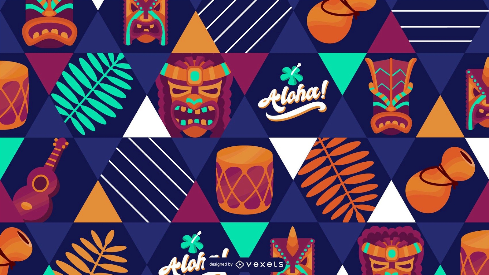 Hawaii pattern design