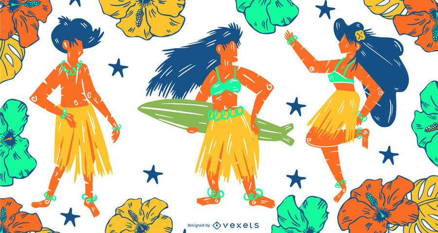 Hawaii Menschen festgelegt Hawaii Menschen festgelegt