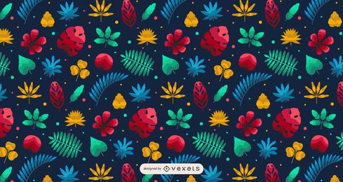 Hawaii tropische Pflanze Musterdesign Hawaii tropische Pflanze Musterdesign