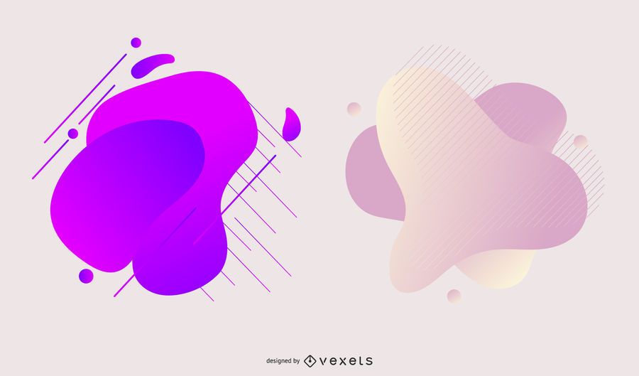 Gradient Blot Design Pack Gradient Blot Design Pack