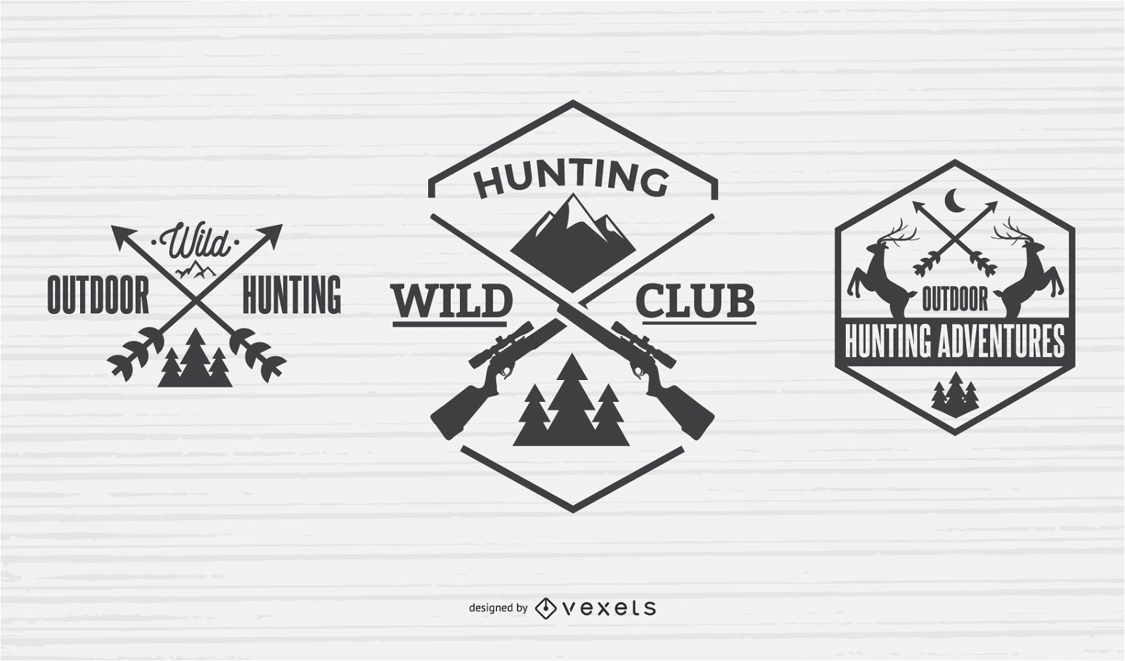 Hunter Badge Design Pack